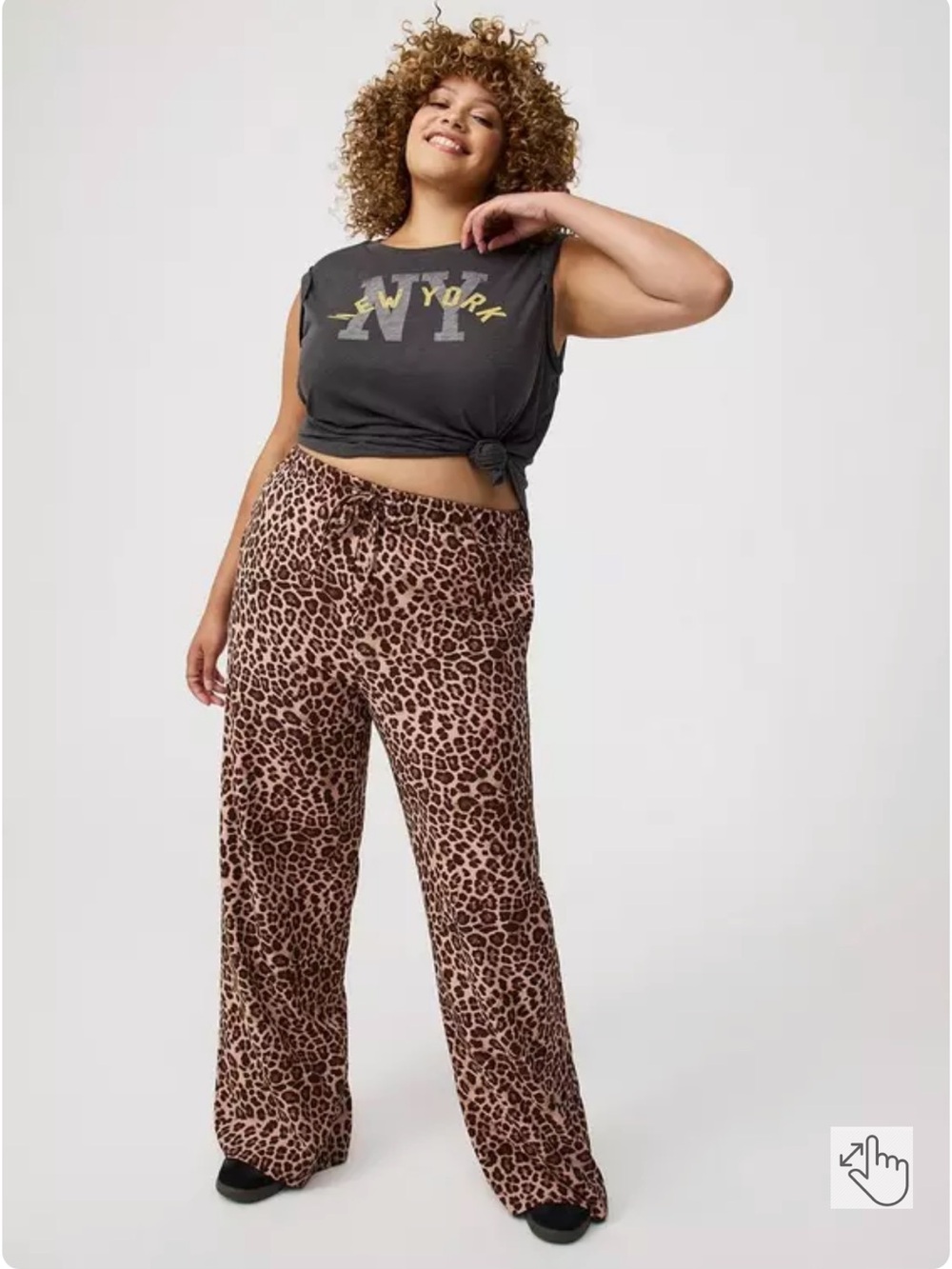 Studio High-Rise Wide Leg Pull-On Crepe Pant
